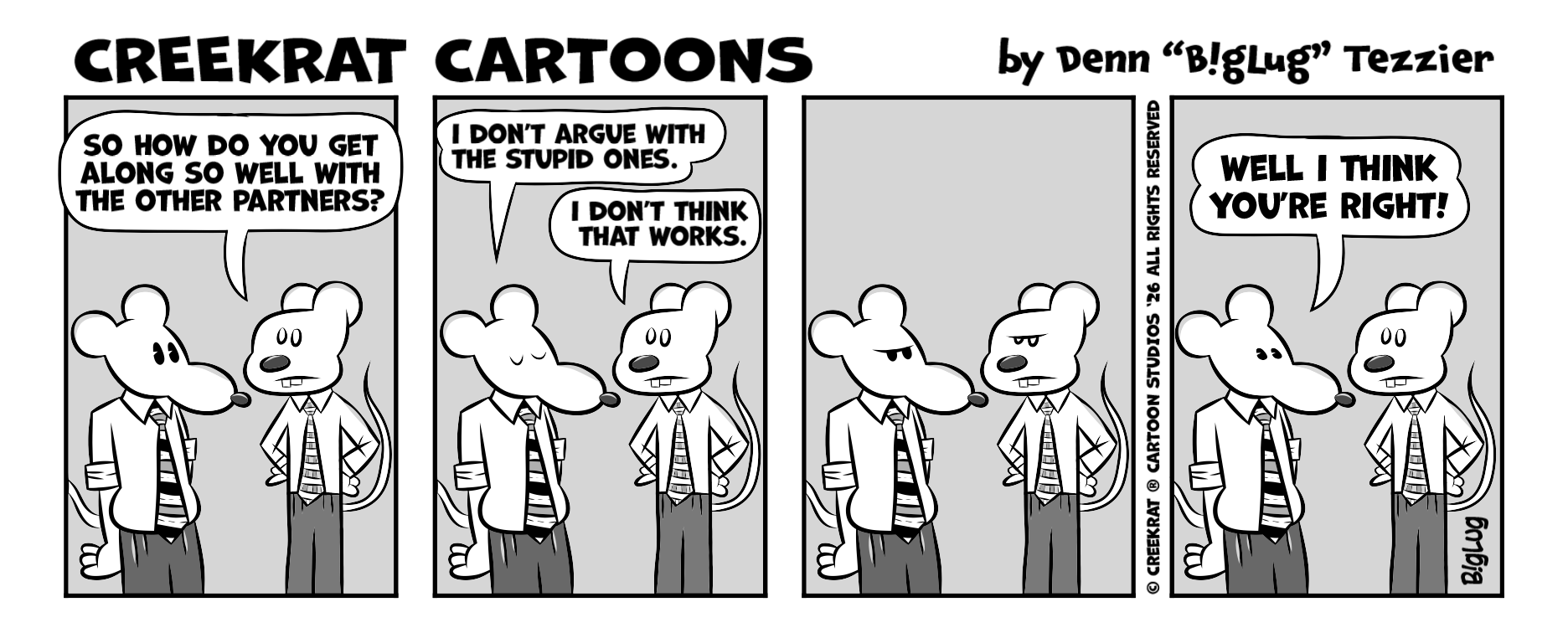 Creek Rat comic strip dated 2026-03-20